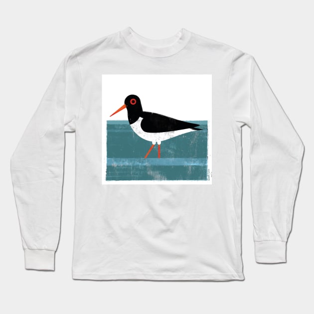 Oystercatcher Long Sleeve T-Shirt by Gareth Lucas